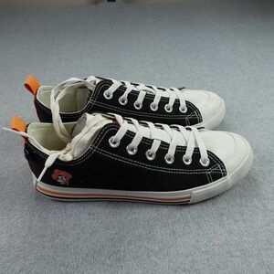 Oklahoma State Cowboys Sneakers Unisex 9W 7M Black White Orange Low‎ Top Skicks
